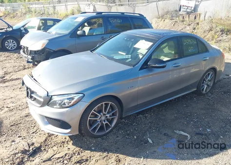 2016 Mercedes-Benz C 450 Amg 4Matic из США, поврежденный, VIN 55SWF6EB0GU143417